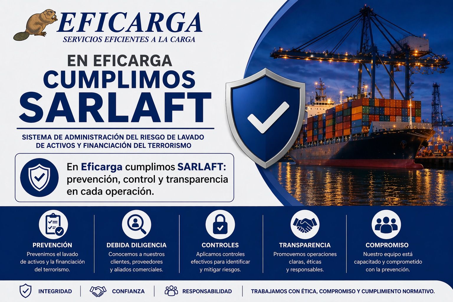 Eficarga cumple SARLAFT